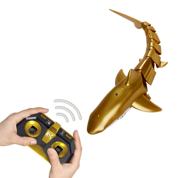 LET'S GO! Juguetes de auto RC para niños de 3 años: tiburones con control  remoto para niños de 4, 5, 6, 7, 8 años, regalo de 360° con luces, juguete
