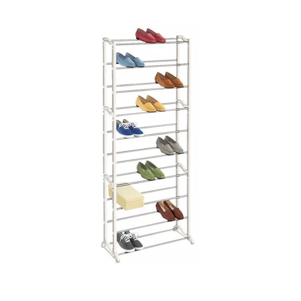 Zapatera De Closet Organizador Zapatos 10 Niveles Marco Metal, Moda de  Mujer