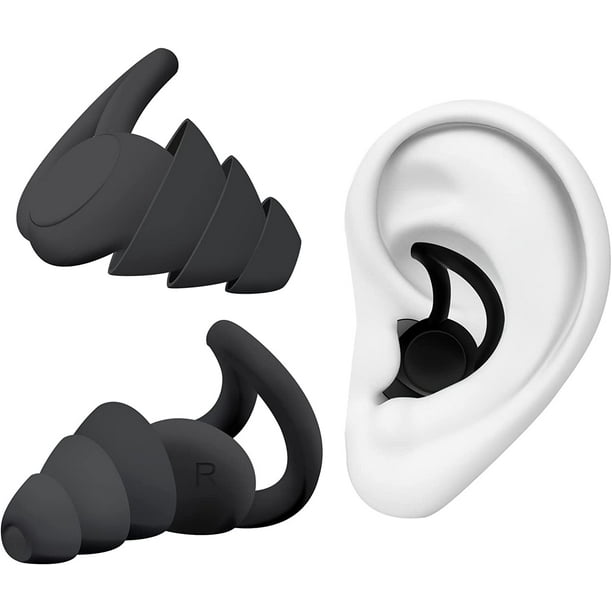 Tapones para los oídos con cancelación de ruido para dormir, tapones para  los oídos para reducción de ruido, protección auditiva lavable para el