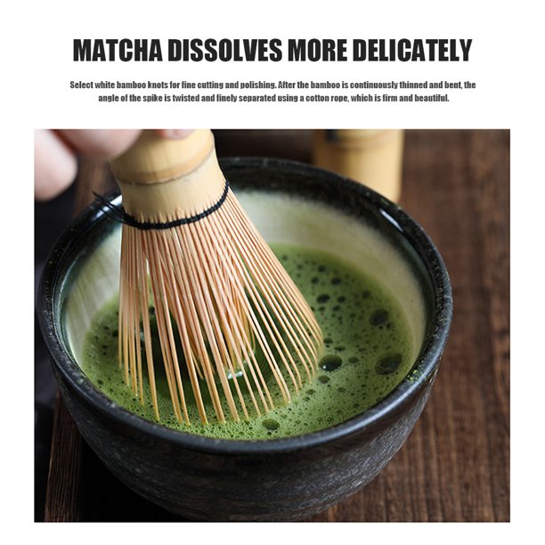  BambooWorx Juego de batidor de matcha, batidor matcha