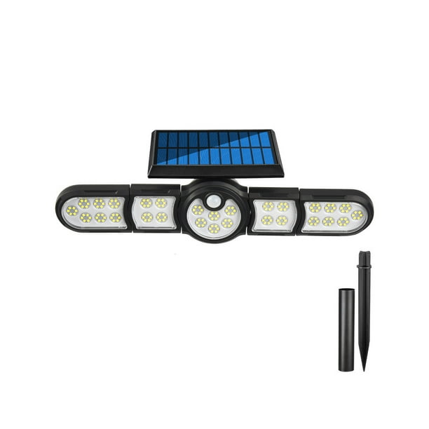 Lámparas Solar Exteriores De Pared 120 Cob Con Sensor Malubero Malu1402