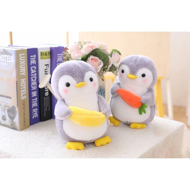 Muñecas de pingüino de peluche suaves de 8.7 pulgadas, juguetes de peluche,  regalos para niños pequeños, cumpleaños, Navidad, día de San Valentín