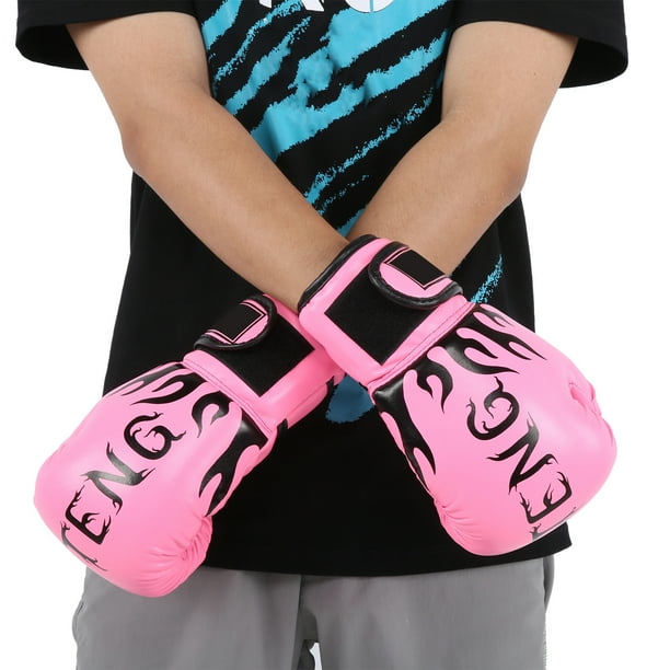 Guantes de boxeo protector de kickboxing transpirable Resistencia al  desgaste Esponja gruesa Cierre de nylon Forro interior formado para  principiantes de boxeo para entrenamiento Fugacal Otros