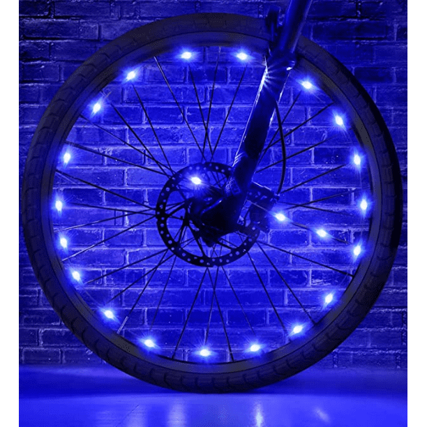 Activ Life Luz LED para Ruedas de Bicicleta (2 Tiras, Azul) – Luces de  Bicicleta para Ruedas de Bicicleta Adulto, Bicicleta Niño, Montaña,  Carretera, Chopper, de Ciudad, Tándem y Plegable : 