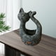 Lindo gato estatuas resina bonsái contenedor jardín Oficina escritorio interior y exterior decoración regalo 17x10x22cm Baoblaze macetas suculentas - imagen 4 de 8
