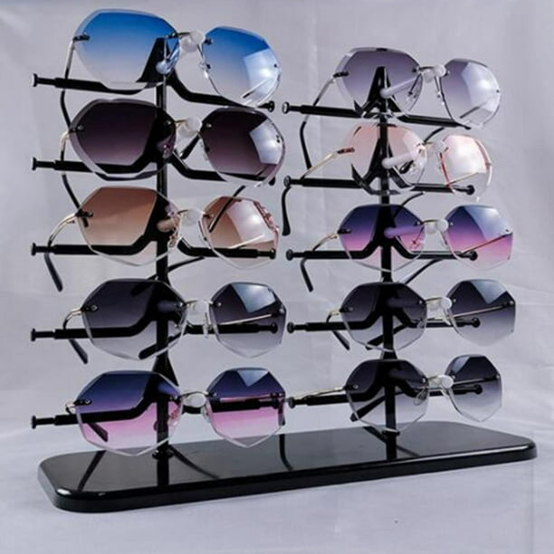  10 piezas anteojos gafas de sol Rack soporte marco