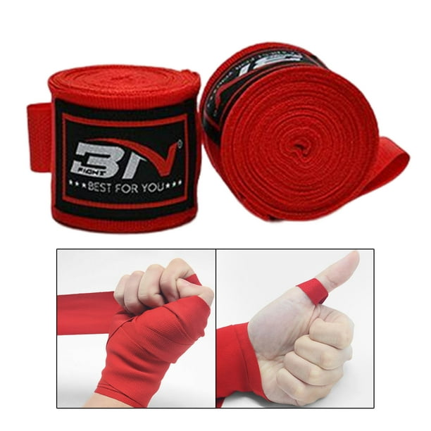 Sanabul Vendas elásticas de mano de boxeo de 120 pulgadas | Vendas de mano  de kickboxing para guantes de boxeo para hombres, mujeres y niños | Muay