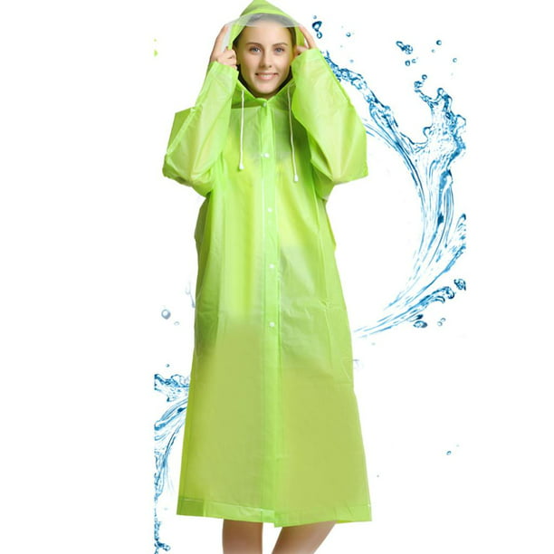 Poncho de lluvia a la moda para adultos, poncho impermeable ligero para  mujer, ropa impermeable para viajes al aire libre, senderismo