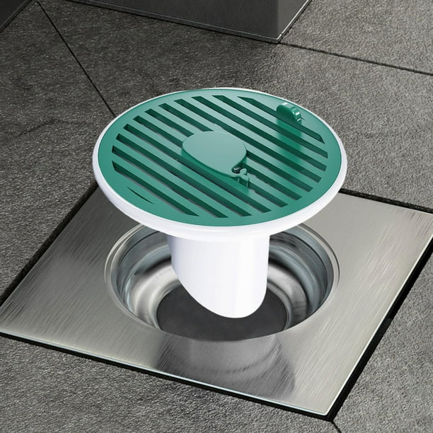 Filtro de desagüe antiolores Válvulas de prevención de reflujo de desagüe  de ducha Cubierta extraíble Verde Soledad Drenaje de piso