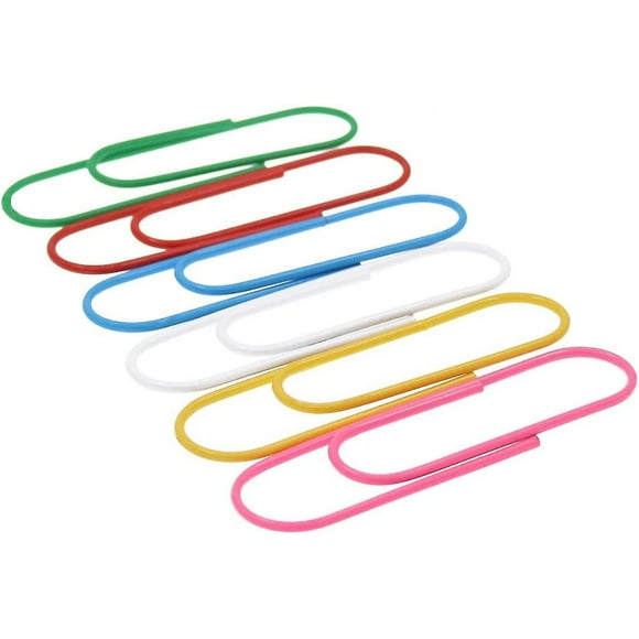 clips de papel súper grandes de colores jumbo  paquete de 30 soportes de clips de papel mega de 4 p yongsheng 8390614446472
