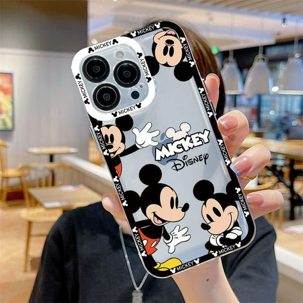 Funda para iPhone 14 Plus Oficial de Disney Mickey y Minnie