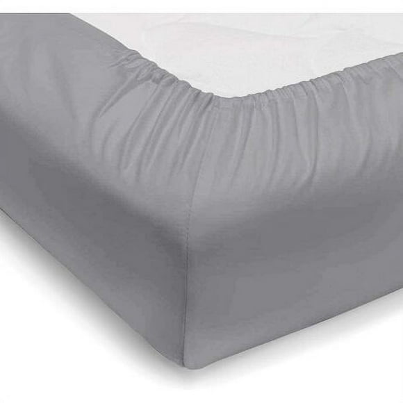 sábana bajera copa grande 35cm 100 algodón egipcio 250 hilos sábana bajera para colchón gris 180x200 ormromra bst3068570