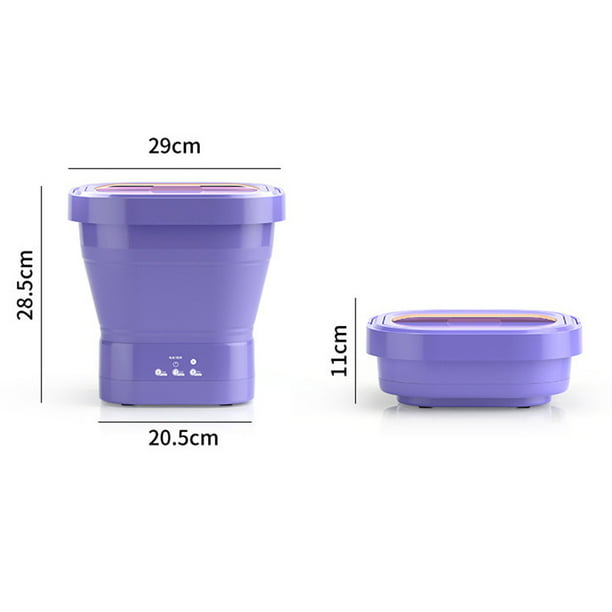 Mini Lavadora Plegable Ndcxsfigh, portátil y pequeña, ideal para lavar ropa  interior
