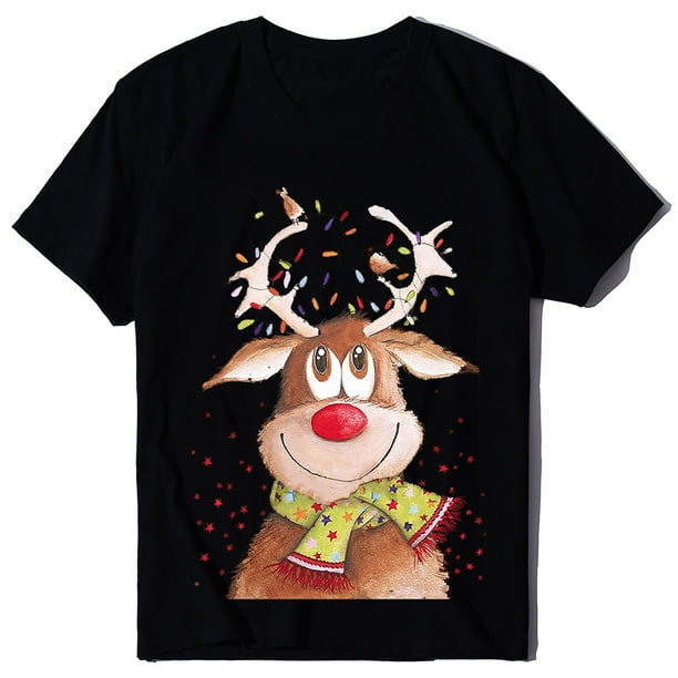 Camiseta de manga larga con estampado de Feliz Navidad para niños