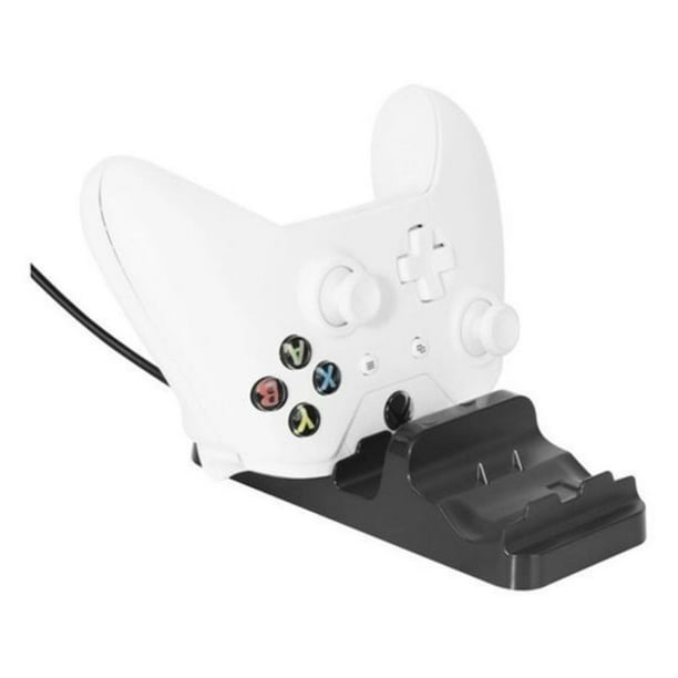 Estación de carga de doble base compatible con controladores Xbox Series  X/S, Xbox One/One X/One S, cargador para controlador Xbox con 2 paquetes de