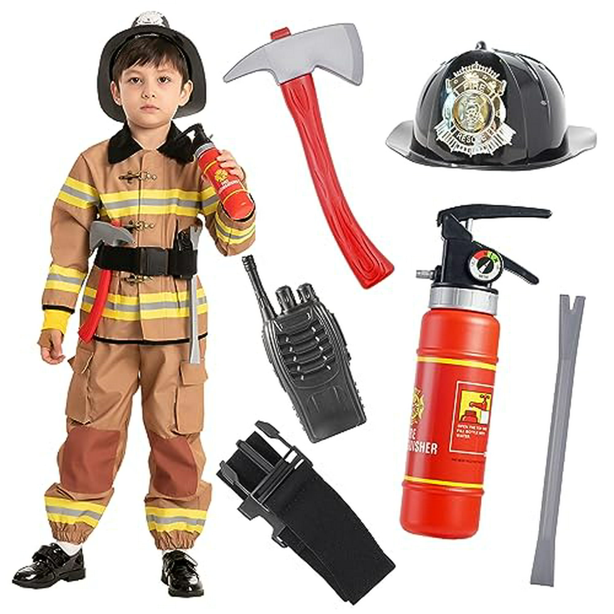 Disfraz de bombero  Disfraz de bombero, Decoración de bomberos,  Manualidades