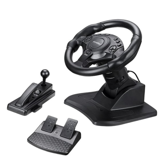 gaming wheel  pedal vibration race volante para para ps3 para pc android video games gamepad negro jinwen volante para juegos