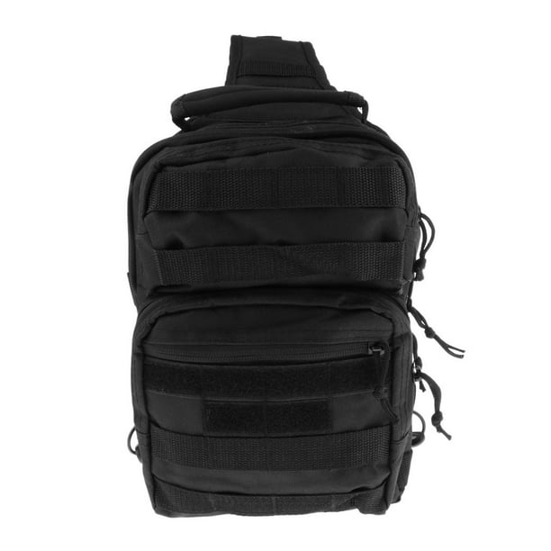 Mochila de hombro duradera para exteriores, mochila de día ligera, mochila  de senderismo con Negro Cola Bolsa de hombro