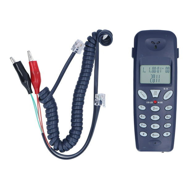 Teléfono con cable, teléfono fijo doméstico KXT504 Teléfono con