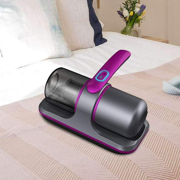 Aspiradora portátil para el hogar, eliminador de ácaros, limpiador de  alfombras para cama, sofá, eliminador de ácaros, recargable por USB -  AliExpress