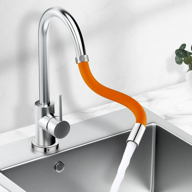  Juesi - Grifo flexible de acero inoxidable para lavabo de 360  grados, alargador de agua para lavado a mano, alargador de grifo con  adaptador, Plateado : Todo lo demás