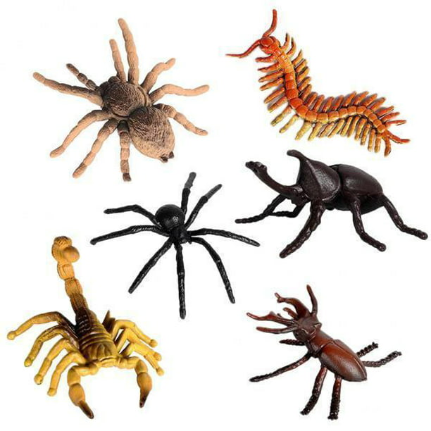 Doble Pack de 6 Figuras Realistas de Insectos, Juguete Educativo y  Coleccionable de CUTICAT