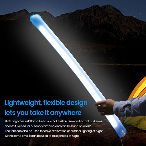 Linterna inflable portátil para acampada luz LED recargable por USB para  Wdftyju Taller linterna de emergencia para campamento