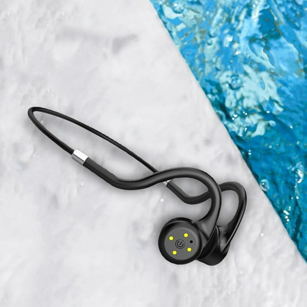 Comprar Auriculares Bluetooth impermeables IPX8 para nadar, auriculares  estéreo inalámbricos CSR con micrófono bajo