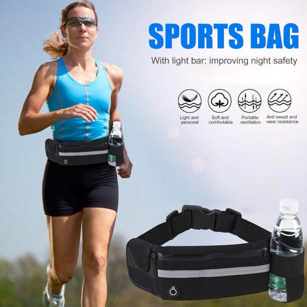 Riñonera Deportiva Para Correr Moda De Hombre Y Mujer Bolso Cinturón De  Fitness