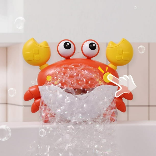 Juguete de baño de burbujas, escupir automáticamente burbujas juguetes de  baño para bebés, máquina de burbujas para bebés para bañera y juega 12  canciones para niños, lindos juguetes de bañera de dinosaurio