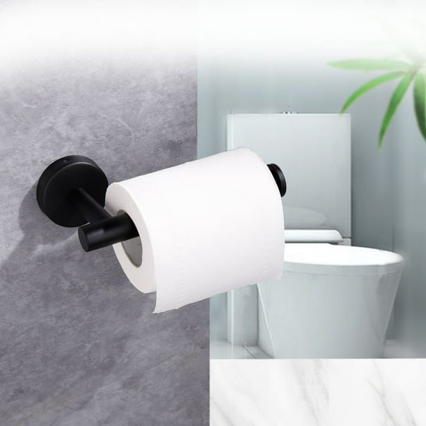 Portarrollos de papel higiénico autoadhesivo blanco, Juego de accesorios  sin perforación para baño moderno, Portarrollos de papel higiénico  minimalistas para baño moderno ELYF -  México