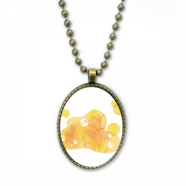 Flor de loto burbuja flor de la planta Collar Colgante de cadena Colección de joyas colgante Unbranded M | Walmart línea