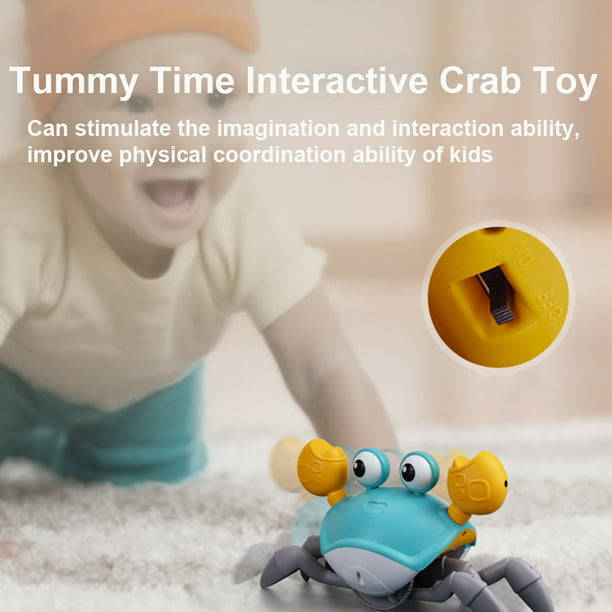 Juguete modelo de cangrejo para gatear con música y luz, perfecto para la  diversión de los bebés, de Abanopi Modelo