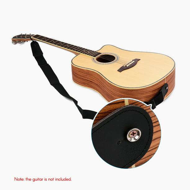 Correa de guitarra DG-1121 para guitarras acústicas eléctricas ajustable  32-54 pulgadas negro