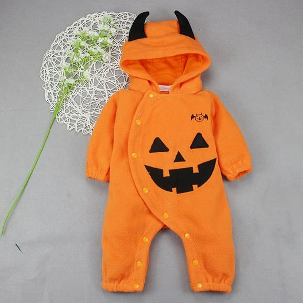 _wobaofu_ * Monos De Disfraces Para Bebés Recién Nacidos Niños Niñas  Halloween Cosplay Mameluco Trajes Sombrero