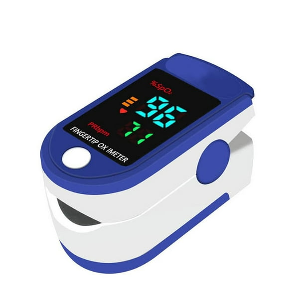 Medidor de oxígeno oxímetro de pulso de dedo oxímetro de pulso SmileCare  para la yema de los dedos saturación de oxígeno en sangre con monitor de –  Yaxa Store