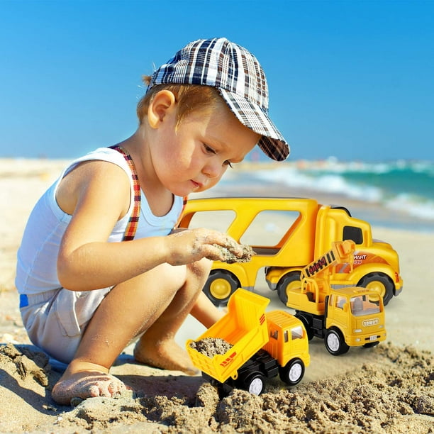 Juguetes para niños de 3 4 5 6 7 años - Vehículos de construcción  Transporte Camión Portador Juguete Niños Juguetes Camión para niños  pequeños Niñas
