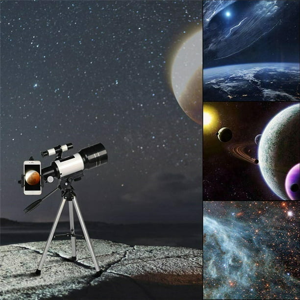 Soledad Telescopio Astronómico de 70mm para principiantes y adultos,  incluye trípode y bolso
