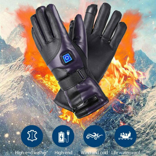 Guantes Térmicos eléctricos para hombres y mujeres, guantes calefactables  con pantalla táctil, USB, calentador de manos, ciclismo al aire libre,  esquí, motocicleta - AliExpress