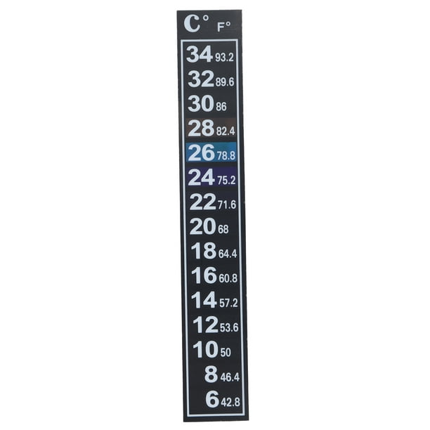 Etiqueta engomada del termómetro del acuario, pantalla digital Termómetro  del acuario Termómetro del NikouMX