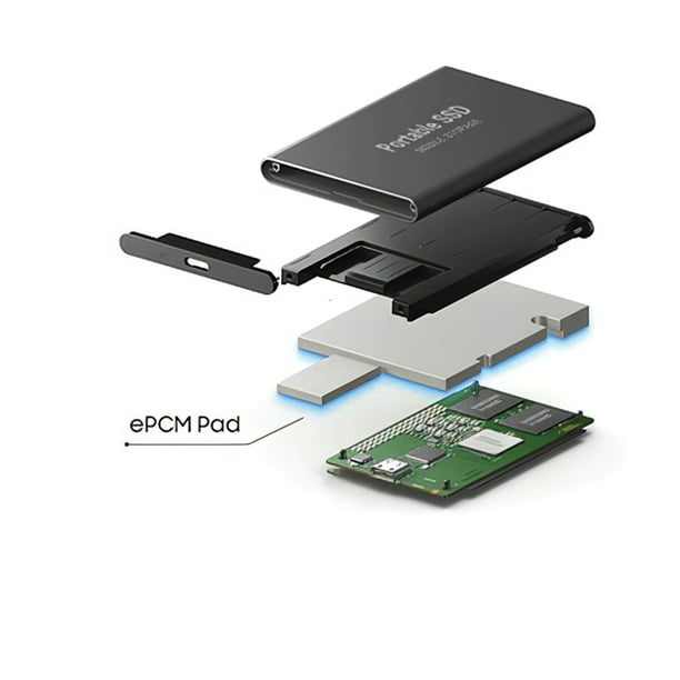  Disco duro de estado sólido, SSD portátil de tamaño pequeño  duradero para portátiles (#5) : Electrónica