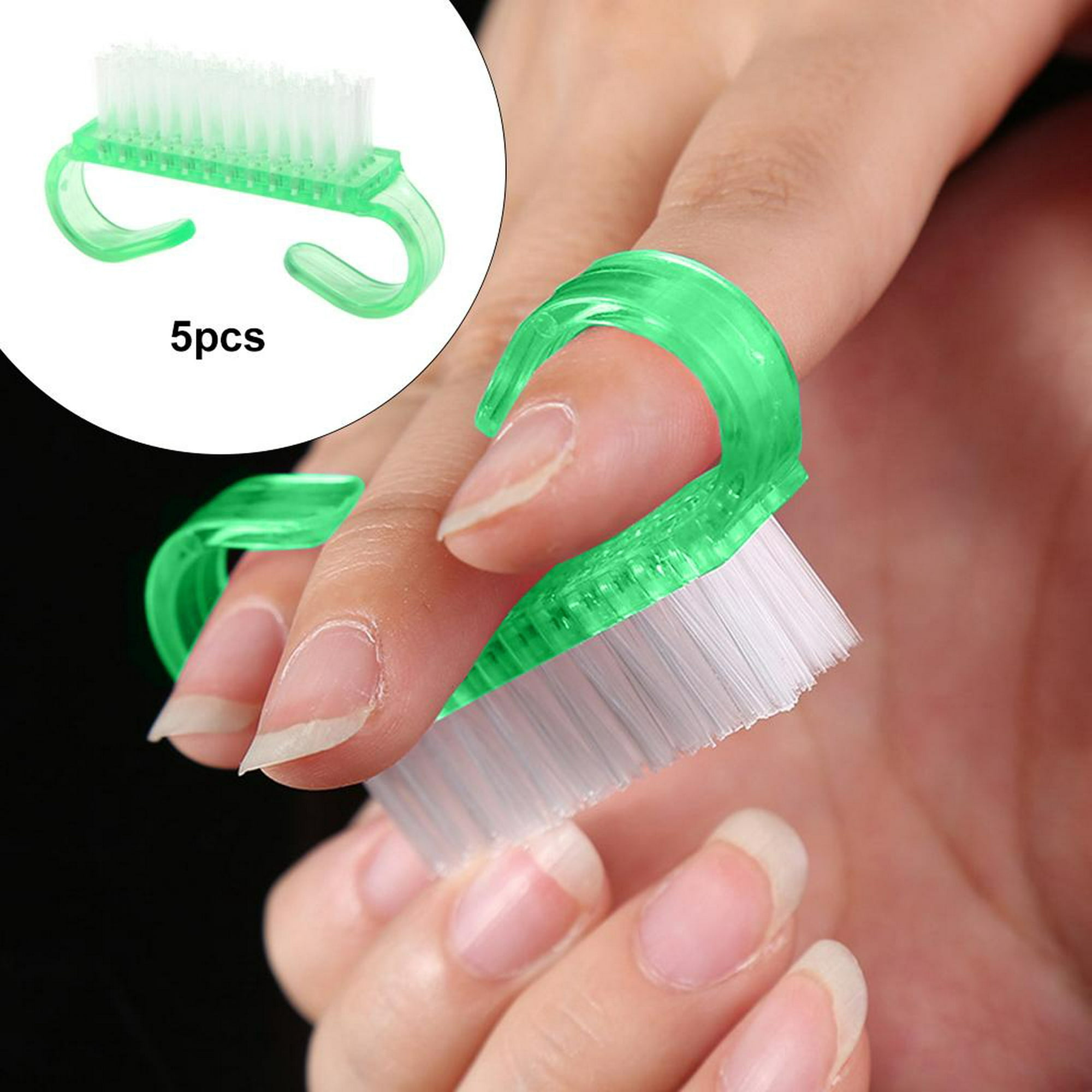 Cepillo de uñas con agarre de mango, cepillos de limpieza de manos para  limpiar los dedos de los pies y las uñas, kit de herramientas de limpieza  de