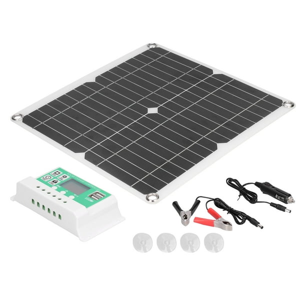 Paneles solares flexibles, kit de controlador de panel solar A solar de  silicio monocristalino de 8 W Kit de panel solar Materiales ecológicos  Jadeshay A