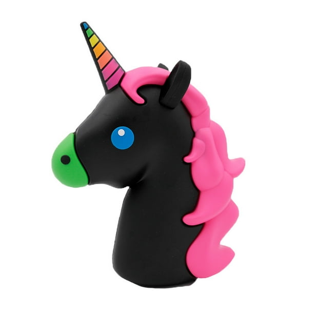 Lindo cargador portátil de 10000 mAh, unicornio mini banco de energía de  carga rápida regalo niña niño batería externa compacta con doble salida USB