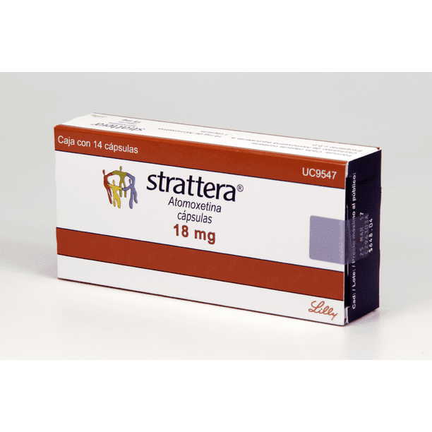 Strattera 18 mg cápsulas 14 pzas || Bodega Aurrera Despensa a tu Casa