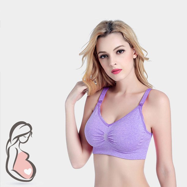 Mujeres Lactancia Bra Pad Cierre Frontal Embarazo Enfermería Ropa Ropa  Interior Likrtyny Mujer