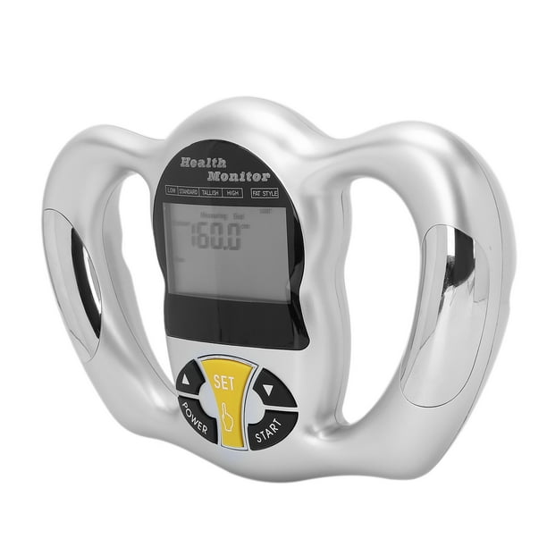 Yosoo Analizador de grasa corporal, dispositivo de medición de grasa  corporal de mano Medición de grasa corporal Medidor de IMC Analizador de  grasa