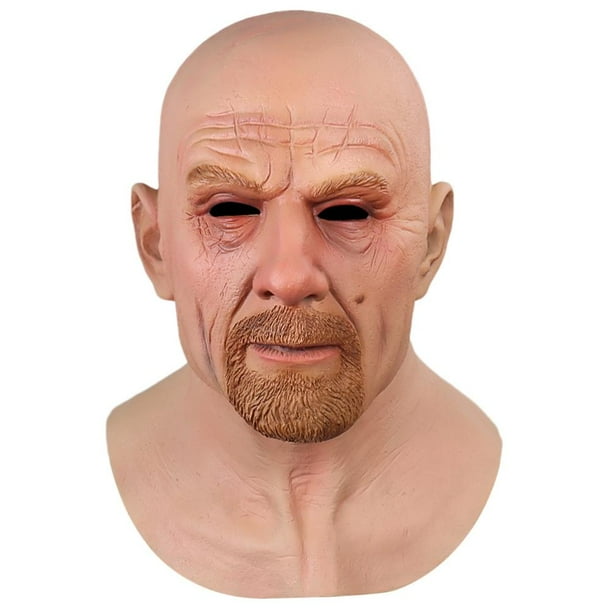 Breaking Bad Old Man Disfraz de Máscara Completa Halloween Cosplay Headgear