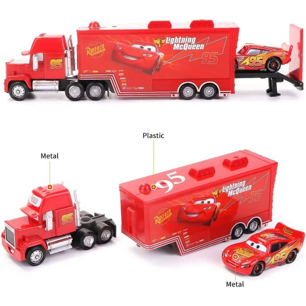 Disney-coches Pixar Cars 3 2 de alta calidad para niños, coches de dibujos  animados de Metal, Rayo Mcqueen, regalo de Navidad, 1:55, 39