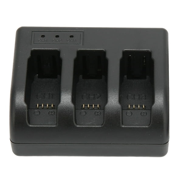 Batería de la cámara Cargador USB triple, Batería de la cámara 801  Accesorios de la cámara triple Batería de repuesto Cargador triple  Resistente y resistente